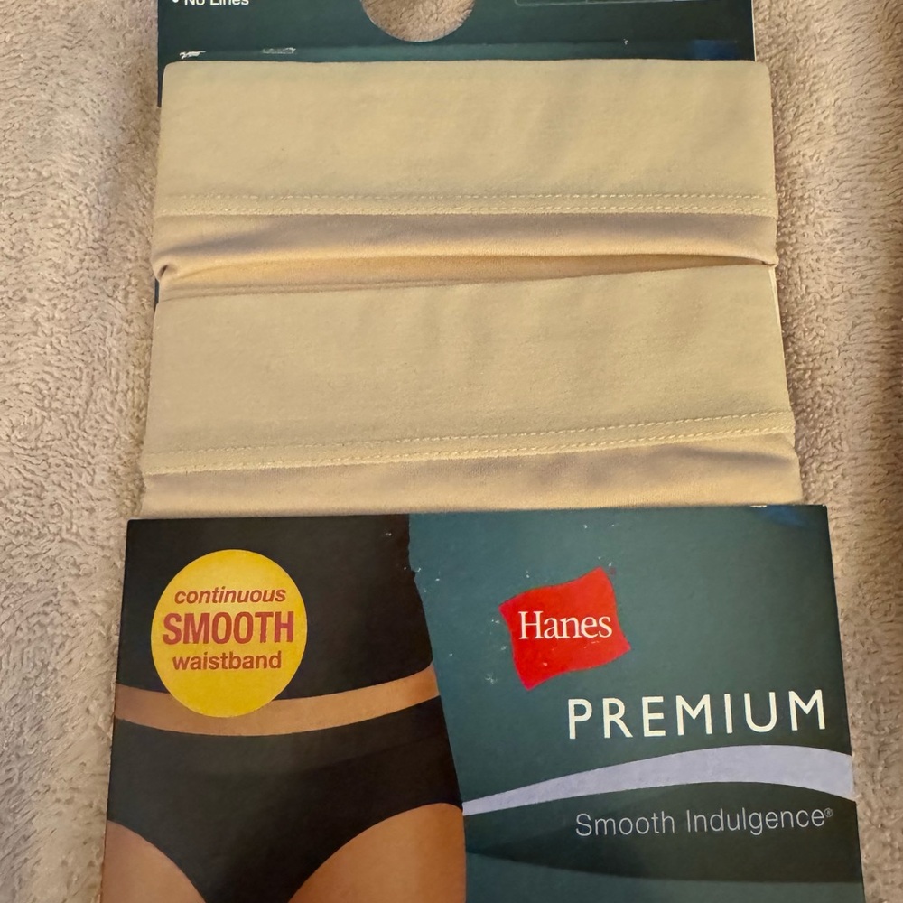 Hanes Cream Panties Premium Comfort Intimates